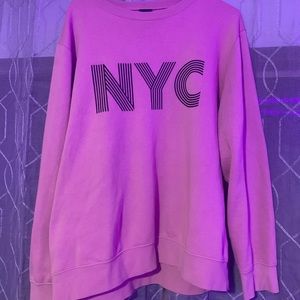 Pink NYC sweatshirt